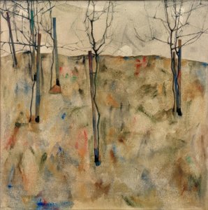 裸の木 作： Egon Schiele