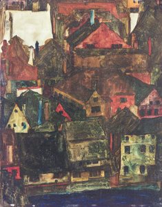クルマウ、1911 作： Egon Schiele