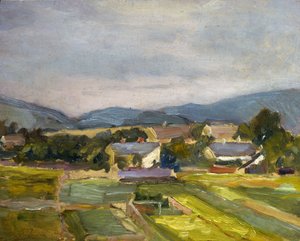 北オーストリアの風景、1907年