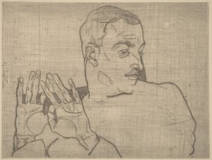 アーサー・レスラーの肖像画 作： Egon Schiele