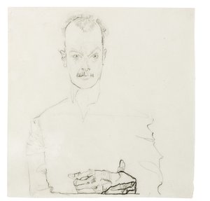 アーサーレスラーの肖像、1910 作： Egon Schiele