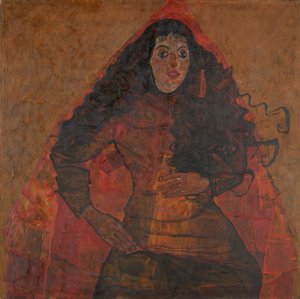 Trude Engelの肖像、c。 1913年。 作： Egon Schiele