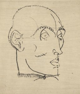 男の肖像、1914年。 作： Egon Schiele