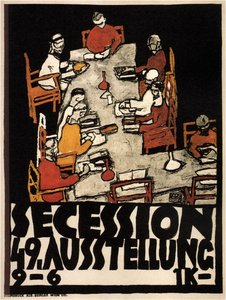 ウィーン分離派第49回展のポスター、1918年