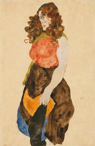 売春婦 (Dirne) 作： Egon Schiele