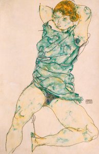 リクライニングガール、1914
