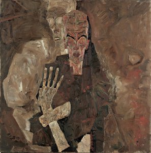「自己を見る者」II（「死と男」） 作： エゴンシーレ