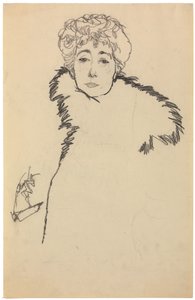 セリーナレデラー、1917年 作： Egon Schiele