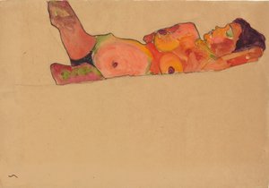 眠れる森の少女1910 作： Egon Schiele