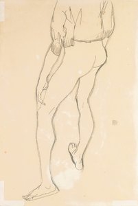 立っている男性のヌード、1913