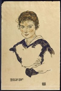 不明な画像 作： Egon Schiele