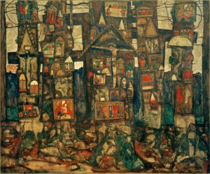 森の献身 作： Egon Schiele
