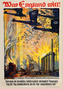 英国が望んでいるもの!、1918 年。 作： Egon Tschirch