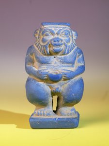ベスの小像（セラミック） 作： Egyptian