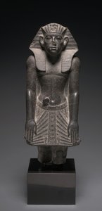 アメネンハト3世の像、紀元前1859-1814年 作： Egyptian 12th Dynasty