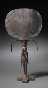 キャリアティドミラー、紀元前1540年-1296年 作： Egyptian 18th Dynasty
