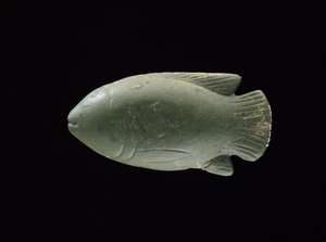 魚型皿（ガラス）