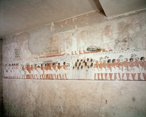 ラモーゼの墓の内部、ニューキングダム、紀元前1360年頃（壁画）