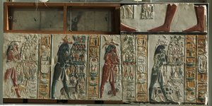 ノームの神々の供物、紀元前1391- 1353年 作： Egyptian 18th Dynasty