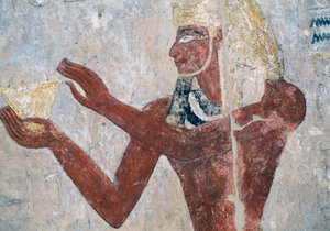 テーベ、ルクソール、デイル・エル・バハリ、ハトシェプスト葬祭殿、描かれた浮き彫り（ユネスコ世界遺産リスト 作： Egyptian 18th Dynasty