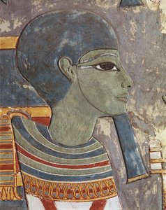 プタフ神のペインテッド・レリーフ 作： Egyptian 18th Dynasty