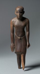 男の小像、紀元前1391- 1353年 作： Egyptian 18th Dynasty
