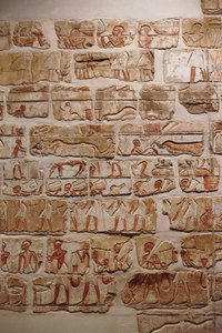 アクエンアテンの壁、新王国時代、第18王朝 作： Egyptian 18th Dynasty