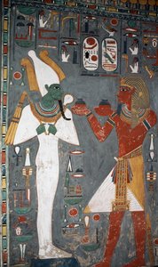 テーベ、ルクソール、王家の谷、セネデムの墓、壁画（ユネスコ世界遺産