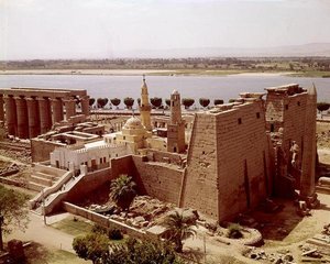 神殿の空撮 作： Egyptian 19th Dynasty