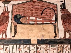 ホルスの墓ネフェルタリ（壁画） 作： Egyptian 19th Dynasty