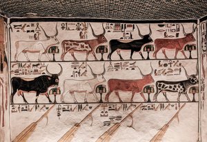ネフェルタリの墓（壁画） 作： Egyptian 19th Dynasty