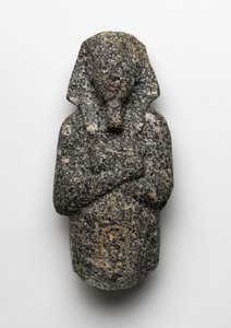 アメノフィス4世（アケナテン）のウシャブティ図（紀元前1364-1347年、紀元前）、エルアマルナ、新王国（花崗岩）