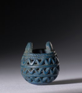 お守りとしてのモデルバスケット、c.1069-945 BC 作： Egyptian 21st Dynasty