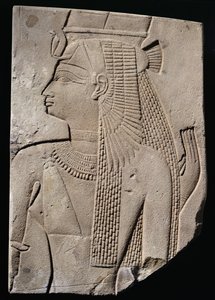 神の配偶者の救済、後期、紀元前780〜656年（砂岩） 作： Egyptian 25th Dynasty