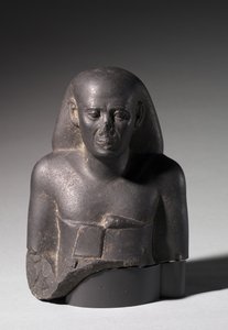 アンクホルの胸像、後期、紀元前525〜404年 作： Egyptian 27th Dynasty