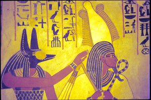 古代エジプト、壁画、セヌファーの墓、貴族の墓、テーベ 作： Egyptian Egyptian