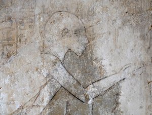 男性のデッサン、ラモースの墓 作： Egyptian Egyptian