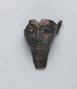 複合彫像の顔、中間期第3次～後期（ブロンズ 作： Egyptian Egyptian