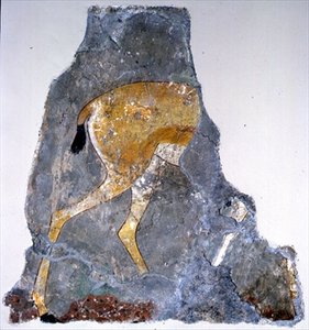 ガゼルの絵の断片 作： Egyptian Egyptian