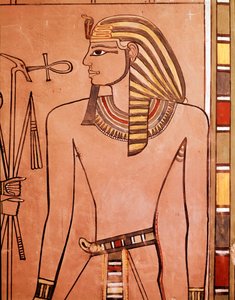 アメンホテプ2世（アメノフィス2世）（フレスコ画 作： Egyptian Egyptian