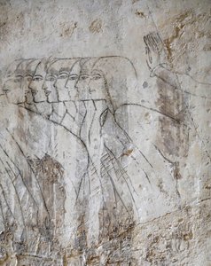女性グループのスケッチ画、ラモースの墓 作： Egyptian Egyptian