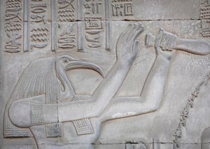 トット、コムオンボ神殿（レリーフ） 作： Egyptian Egyptian