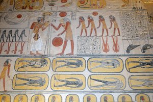 ラムセス9世の墓、ルクソール 作： Egyptian Egyptian