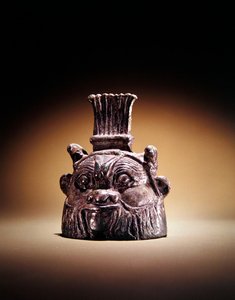 ベス（ブロンズ）の形の鐘 作： Egyptian Ptolemaic Period