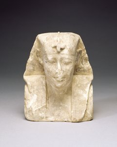 王の彫刻家モデル、可能性のあるプトレマイオスIまたはII（石灰岩）
