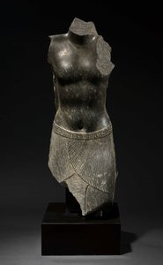 アメンパイオムの胴体、おそらく紀元前200-100年 作： Egyptian Ptolemaic Period