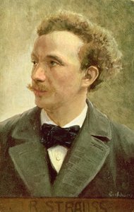 リヒャルト・シュトラウス（1864-1949）のポストカード 1914年頃（カラーリトグラフ 作： Eichhorn Eichhorn