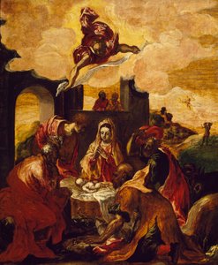 Adoração dos Pastores 作： El (1541 1614) Greco