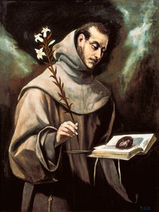 パドヴァの聖アンソニーの肖像 作： El Greco