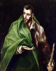 アポトレ聖ヤコブ・マッジョーレ。ドメニコス・テオトコプーロス（エル・グレコ）（1540-1614）の絵 作： El Greco